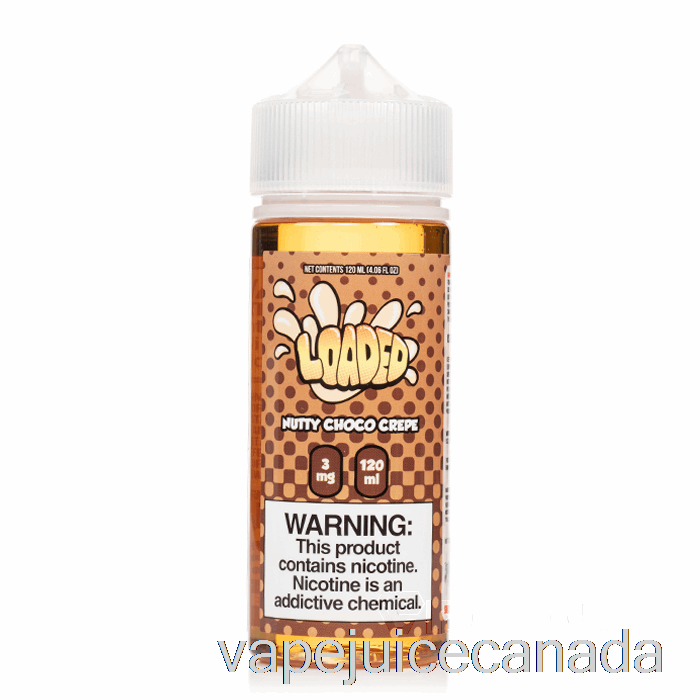 Vape Juice Nutty Choco Crepe - Loaded E-Liquid - Ruthless Vapors - 120mL 6mg